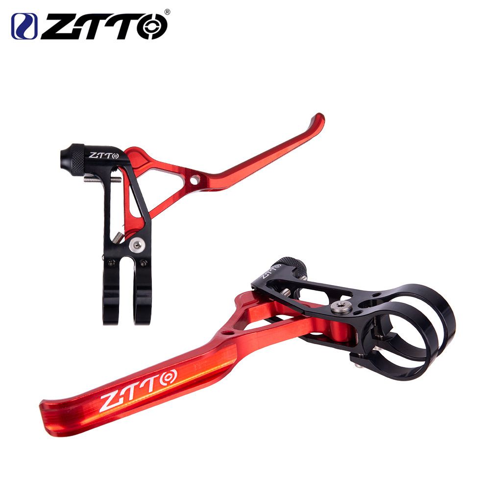 ZTTO Bicycle Folding Wheel Road Handbrake Handle V Brake Handle Ultra-light Hollow CNC Bicycle Accessories