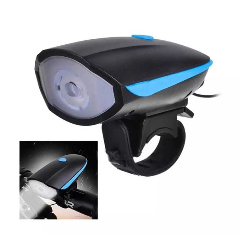 Waterproof Rechargeable 2 In 1 Bicycle Light and Horn big size - Many Colour