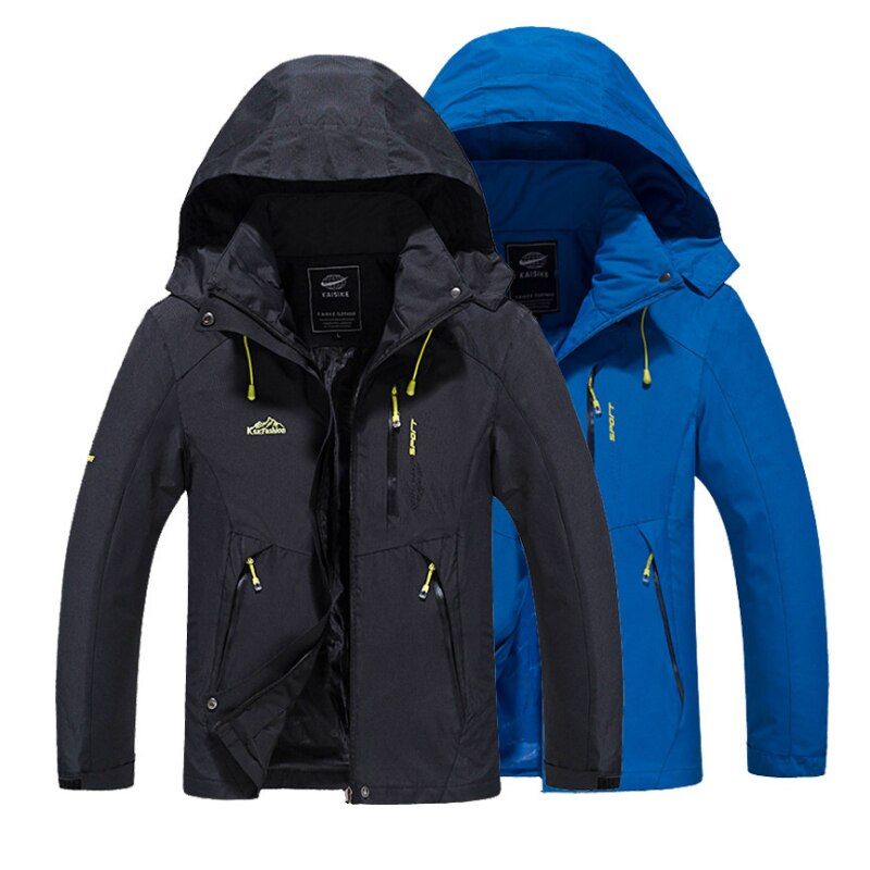 Men Spring Autumn Waterproof Hiking Jackets Male Outdoor Camping Climbing Fishing Coat Train Freeship L-5XL