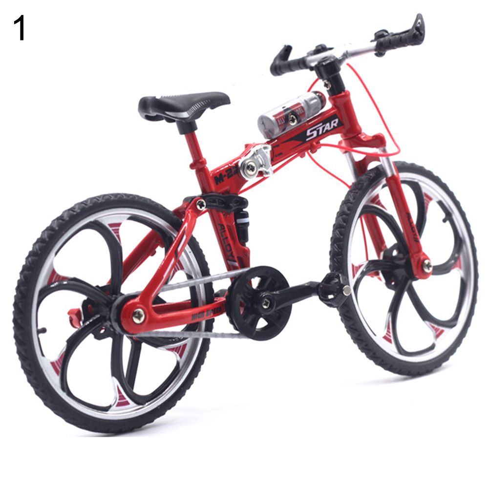 1/10 Scale Simulation Alloy Mini MTB Racing Bike Model Kids Toy Decoration Gift