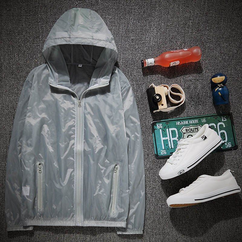Summer Outdoor Sun Protection Coat Quick Drying Breathable Women Men Jackets