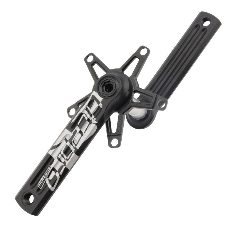 Yfashion Hollow ech Crankset Single Chainring Road Folding Bike ycle 130mm Bcd Chain Ring
