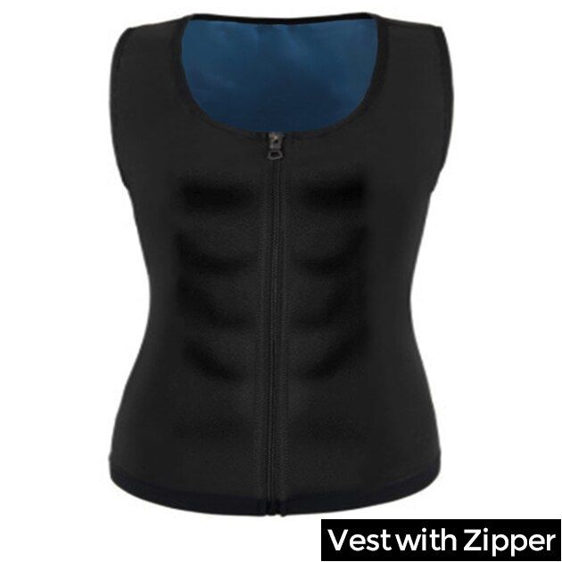 Men Hot Body Fat Burning Sweat Sauna Shaper Fitness Vest Gym Tank Top Shirts Suit Slimming Weight Loss Control Tummy