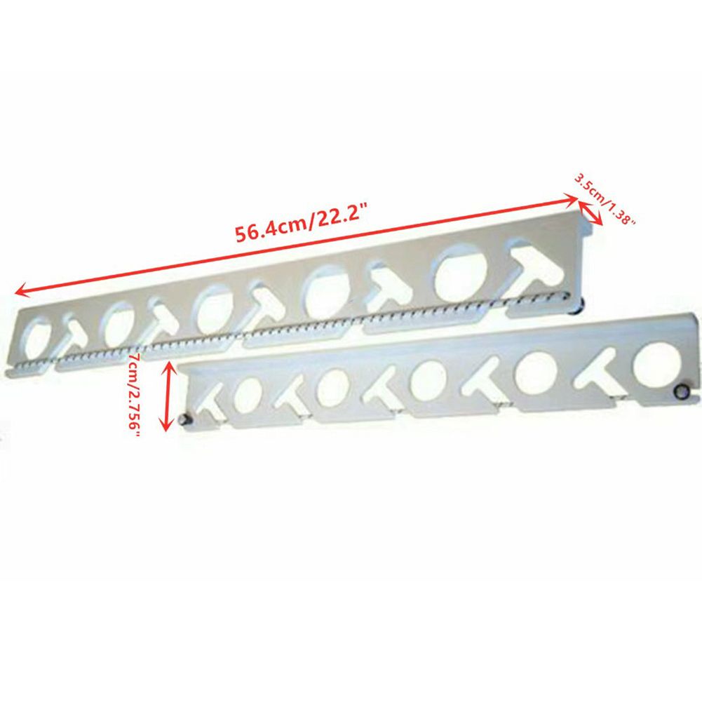 10-hole Fishing Rod Bracket Holder Storage Rack Wall-mounted Space-saving Fishing Pole Display Stand