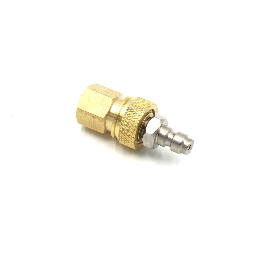Air Pump Accessories Pneumatic Quick Coupler 8mm Adaptor M8X1 M10x1 1/8BSPP 1/8NPT Thread Stainless Steel Male Plug and Copper Quick Disconnect Car Motorcycle Air Pump