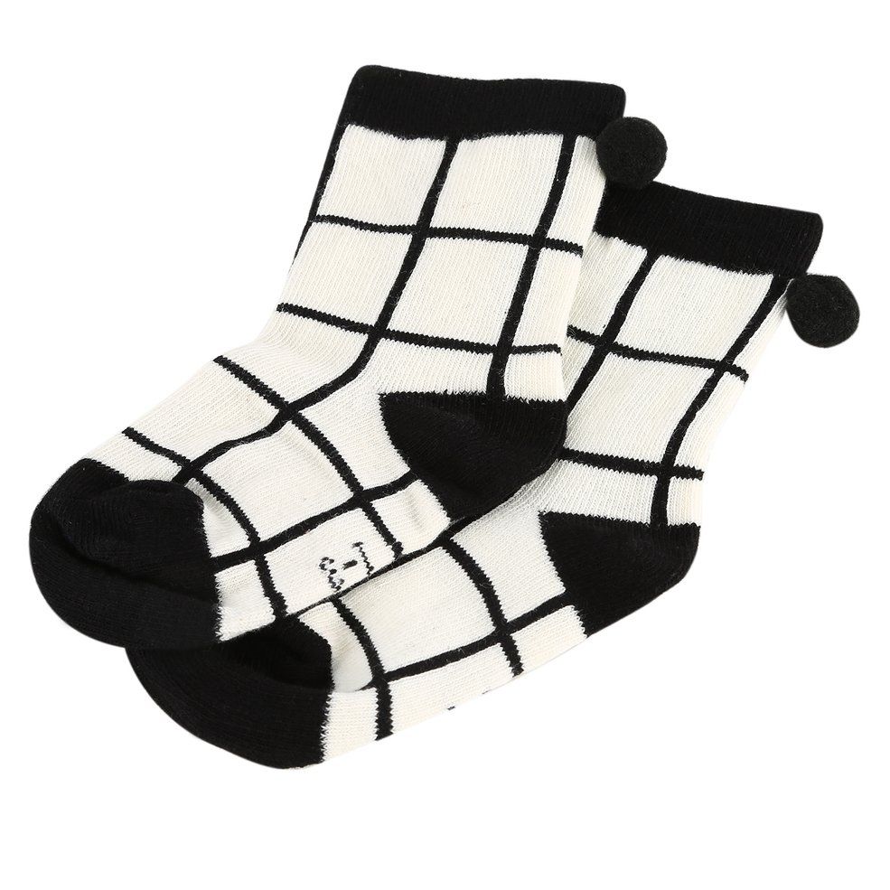 1 Pair Children Socks Soft Cotton Breathable Knee High Socks Casual Foot Wear