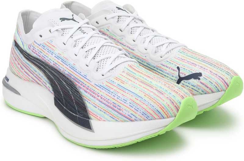 PUMA  Deviate Nitro SP Running Shoes For Men  (White)