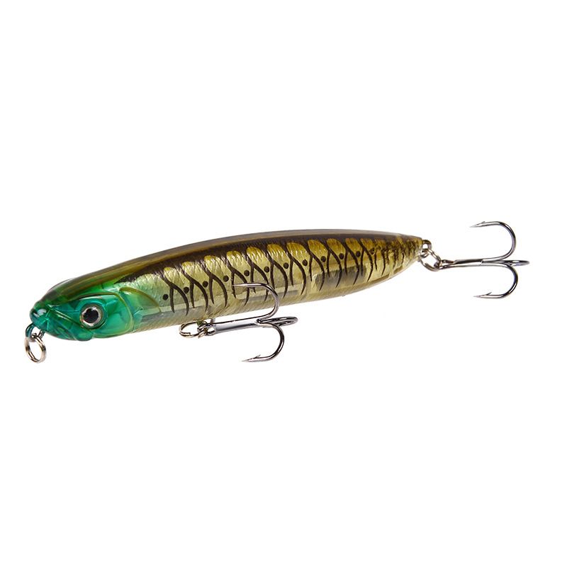 Yfashion 3D Eyes Pencil ype 9.5cm / 18g 6 Colors Sinking Fishing Lures Artificial Bite