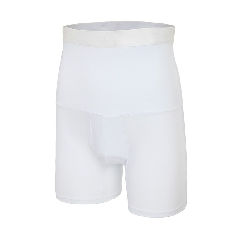 Men Slimming Body Shaper Tummy Control Shorts High Waist Slimming Shapewear Leg Underwear Briefs Black Men's Panties