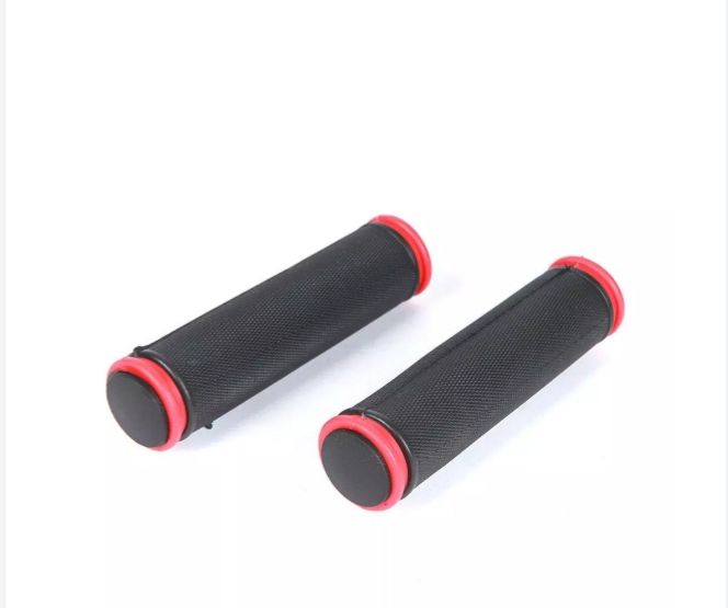 MTB Bike Grips Mountain Bicycle Handle Handlebar Soft Rubber Multi colour 1 pair