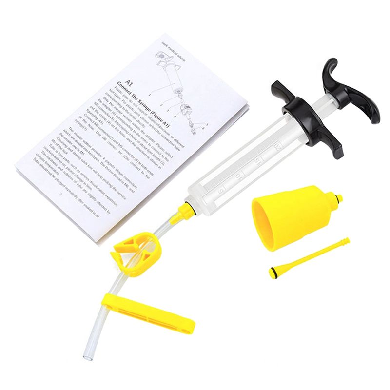 EVERDAWN Bike Oil Bleed Kit Bicycle Hydraulic Disc Brake Tools for Shimano SRAM AVID TEKTRO MTB Road Bike Brake Repair Tool