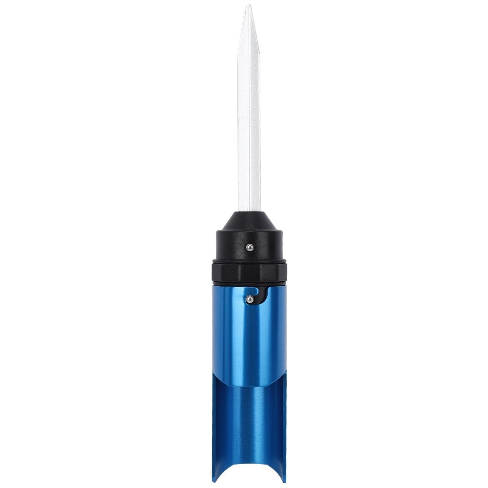 Fishing Pole Holder Blue Ground Support Foldable Anti-rust For
