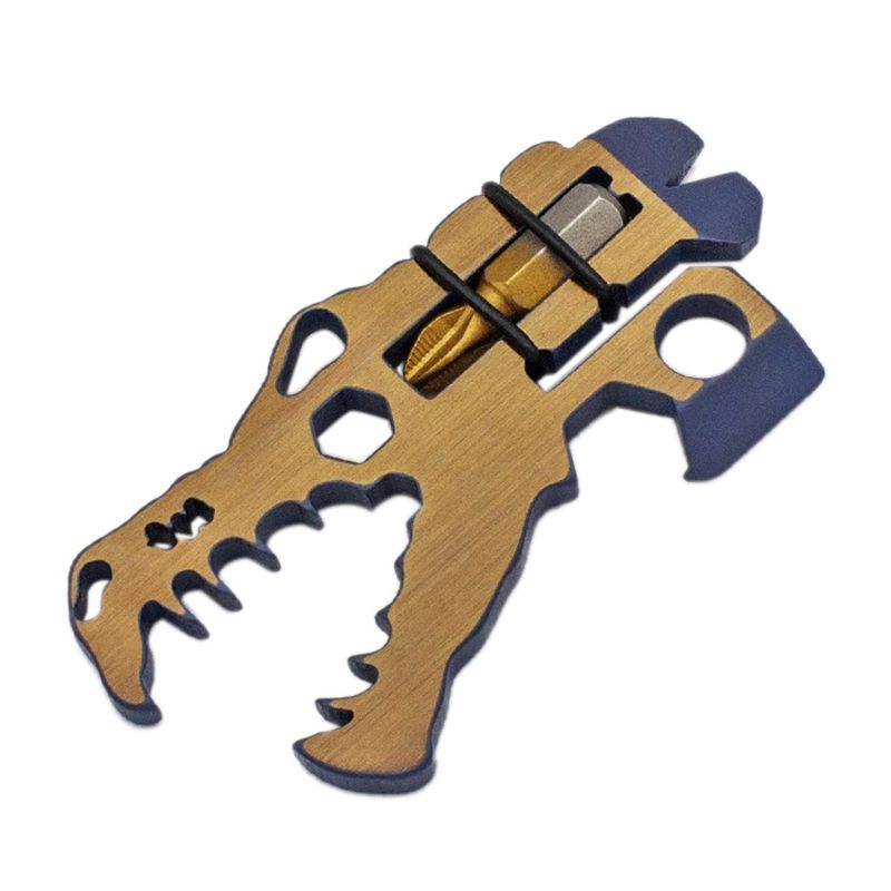 Outdoor Multifunctional Survival Tool Emergency Self-Rescue Equipment Travel Portable Life-Saving Dinosaur Head Tool C