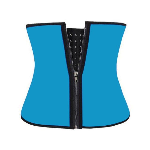 CXZD Men Waist Trainer Zipper for Weight Loss Tummy Control Sport Corset Trainer Trimmer Girdle Body Shapewear Belt Fat Burning