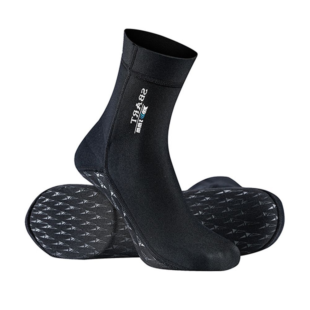 1 Pair Neoprene Diving Socks 3mm Elastic Cold-proof Long Sleeve Diving Socks