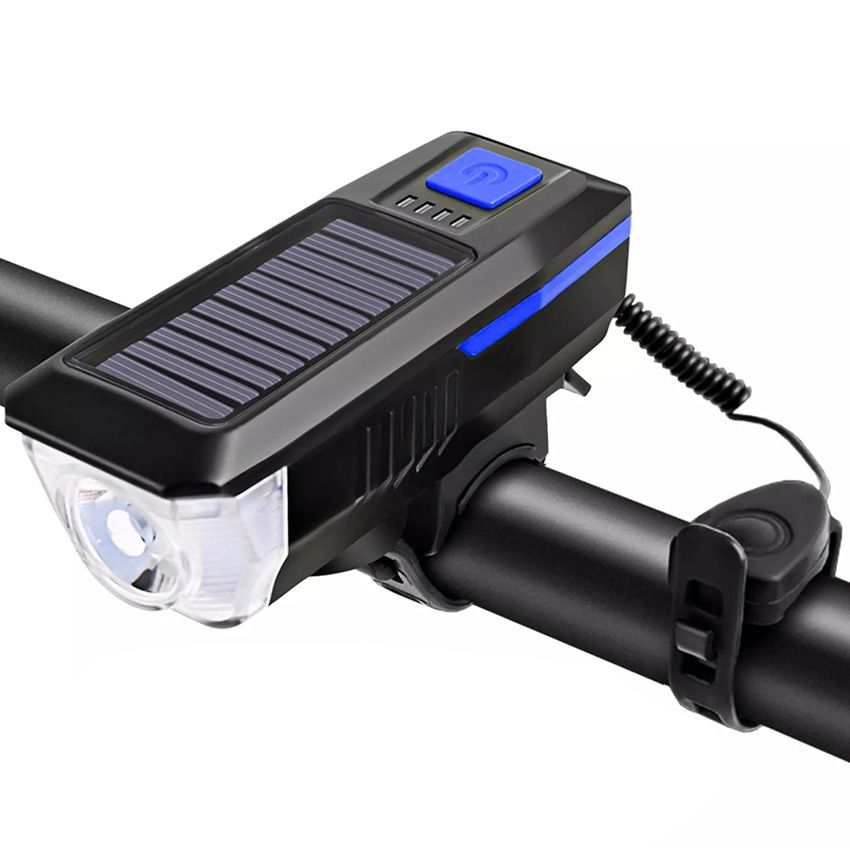 Outtob Bike Light Solar Lights USB Charging