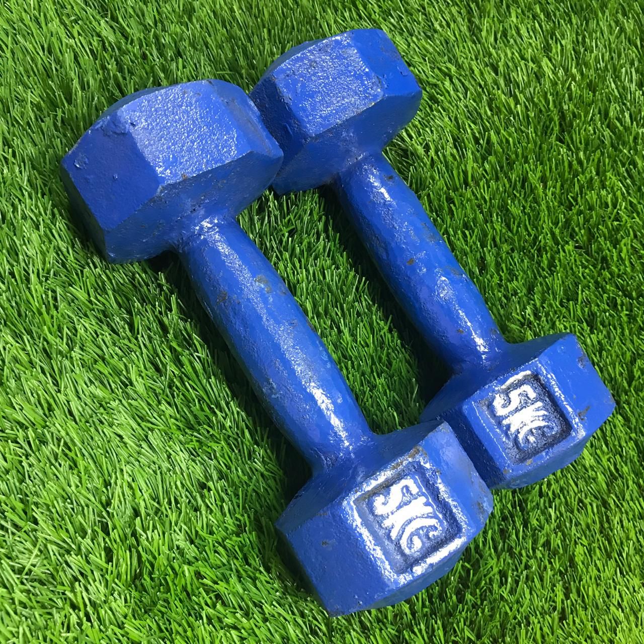 Dumbbell Set 10kg (5kg+5kg) - Blue