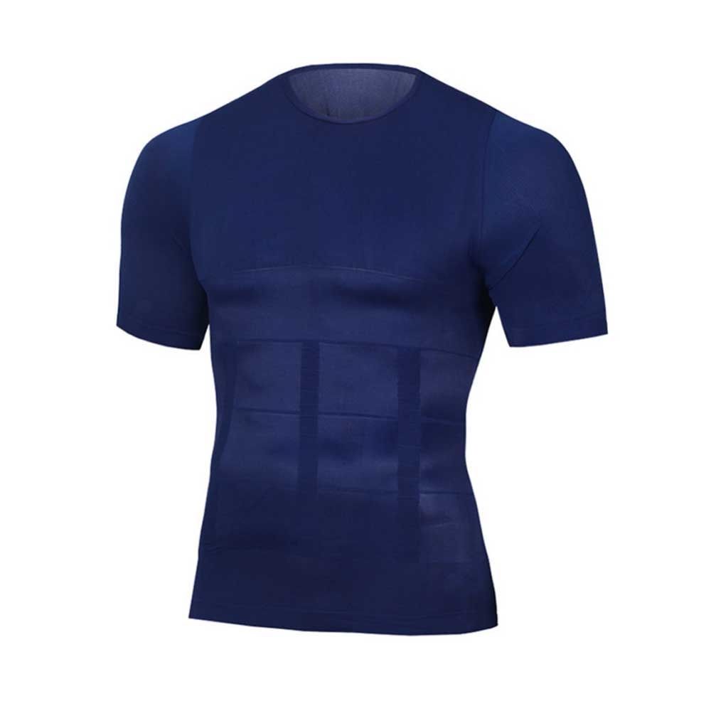 Body Shaper Shirt Corrective Posture Men Belly Control Modeling Sport Compression Vest Elastic Slim Underwear Shapewear M-XL