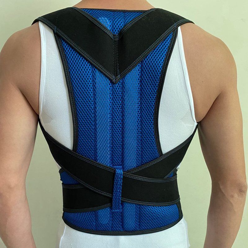Adjustable Black Back Posture Corrector Corset Back Brace Waist Lumbar Support Back Belt UniStraight Corrector XS-5XL