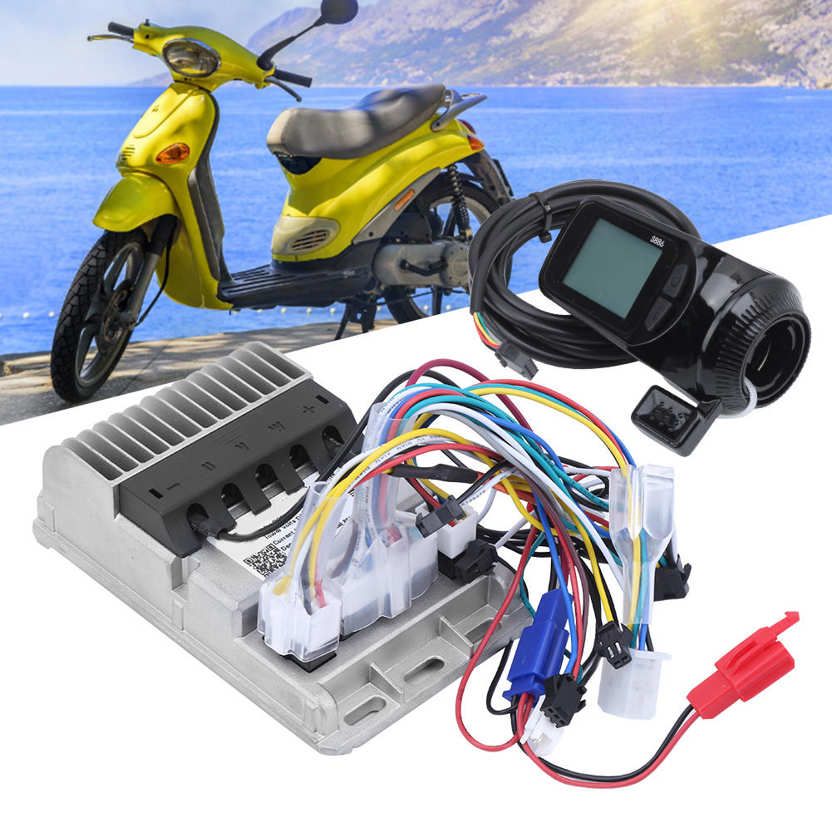 Electric Bicycle Accessory 36/48V 500W Tricycles 3‑mode Sinusoid Brushless Controller Instrument LCD Set