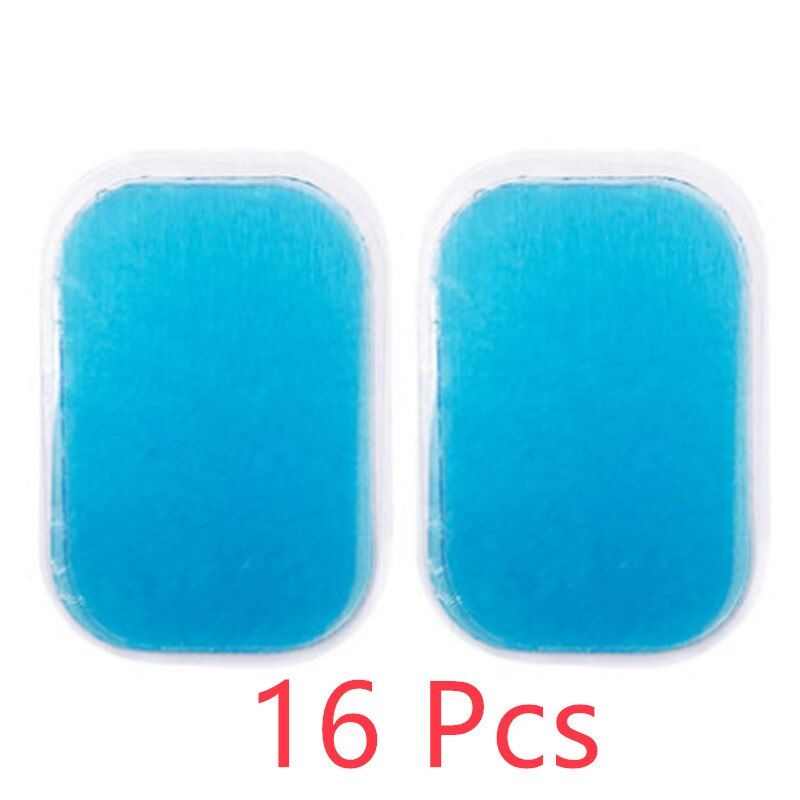 16/12/6 PC Muscle Abdominal Exerciser Toning Belt Machine Sticker Smart Stimulator Training Gear Hydrogel Abdominal Gel Stickers