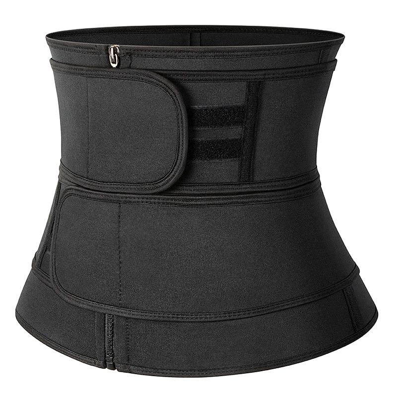 Mens Waist Trainer Corsets Fitness Trimmer Belt Slimming Body Shaper for Weight Loss Sauna Sweat Girdle Workout Fat Burner Fajas