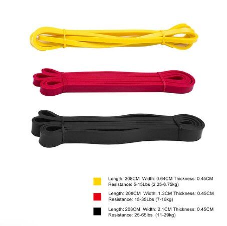 Stretch Resistance Band Exercise Expander Elastic Fitness Band Pull Up Assist Bands for Training Pilates Home Gym Workout