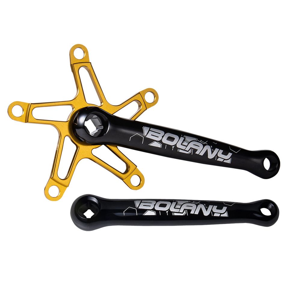 Folding Bike Crank Retro Square Hole Crank 130bcd Sprocket Cycling Accessories