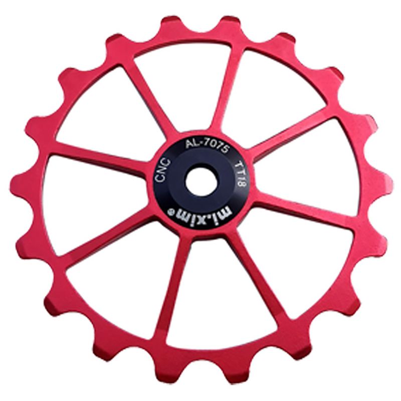 Mi.Xim 18T MTB Bicycle Rear Derailleur Jockey Wheel Bike Guide Roller Pulley for 7-12 Speed