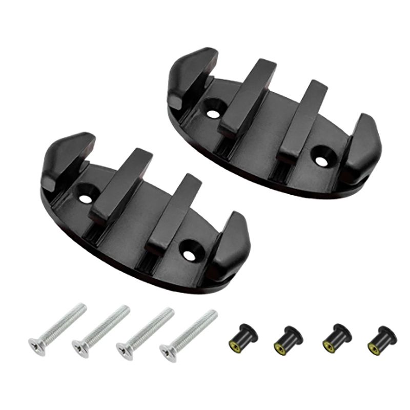 2PCS Marine Zig Zag Anchor Trolley Cleat Rope Device Kayaks Canoes Boat Decks Replacement Rowing Accessories