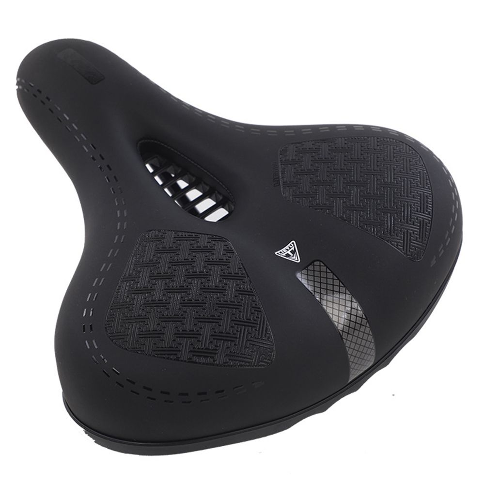 LIETU Bicycle Saddle Thickened Hollow Breathable Cushion Soft Riding Seat Waterproof Shock-Absorbing Bicycle Seat Unisex