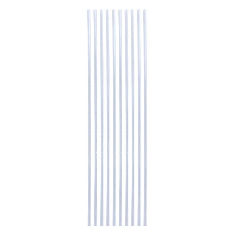 10 Pcs/Set Fishing Float Tail DIY Floats Hollow 0.8/1/1.2mm Inner Diameter Thicken Tackle Tube Transparent Rigging Accessories