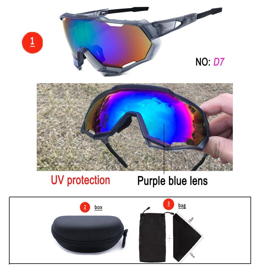 Cycling Glasses Sport Cool Mountain Biking Cycling Sunglasses Sports Eyewear Goggles UV400