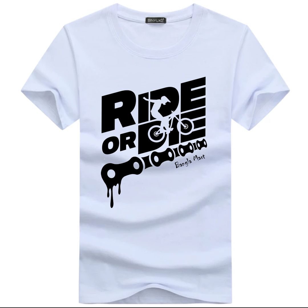 Biker's Excellent Half Sleeve Tshirt (Ride Or Die)