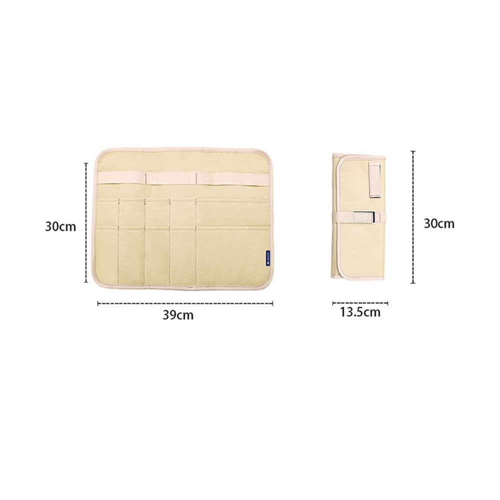 Oxford Cloth Camping Portable Tableware Storage Bag Ultralight Foldable Picnic Cutlery Storage Pouch Outdoor Bbq Cooking Hanging Bag
