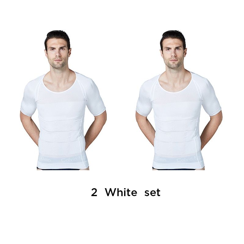 Arrive Men's Shapewear Cooling T-Shirt Compression Body Shaper