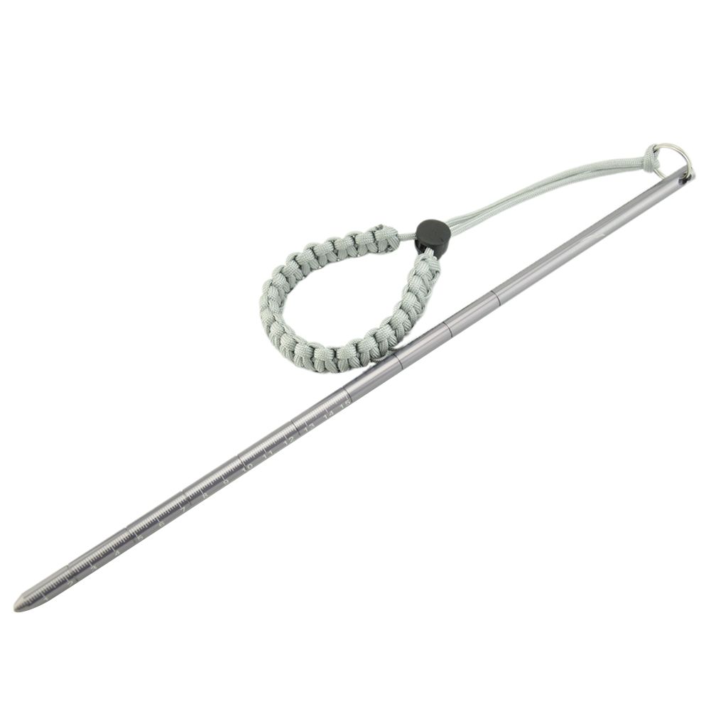 Yfashion Light Weight Aluminium Alloy Scuba Diving Stick Pointer Rod With Hand Rope Underwater Shaker Noise Maker Snorkeling Accessories