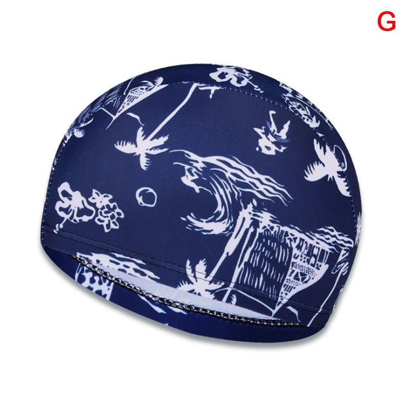 Elastic Swimming Caps Waterproof Ears Protection Sports Quick Drying Swim Cap