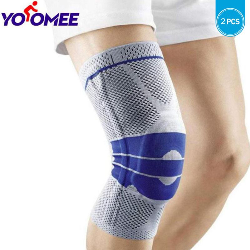 Yoomee 2 Pcs Knee Supports - Targeted Support for Pain Relief and Stabilization of the Knee, Provides Relief of Weak, Swollen, and Injured Knee