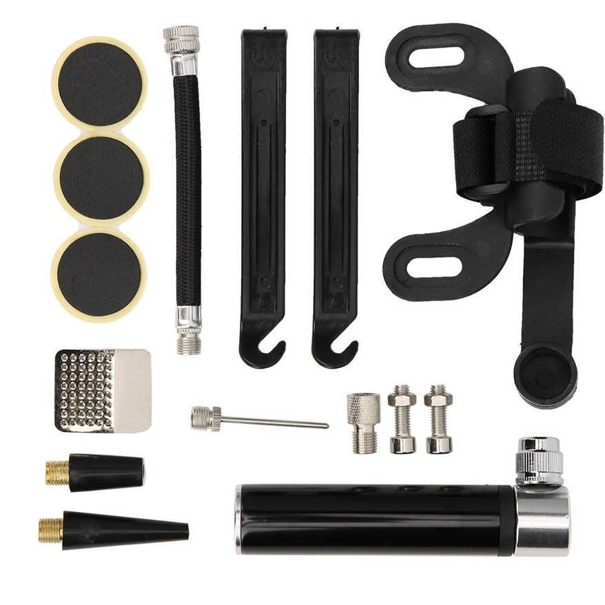 Bike Tire Repair Kit Mini Accessory for Road Mountain Bikes