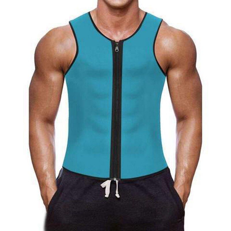 Dropsping Slimming Belt Belly Men Slimming Vest Body Shaper Neoprene Abdomen Fat Burning Shapewear Waist Sweat Corset 2021