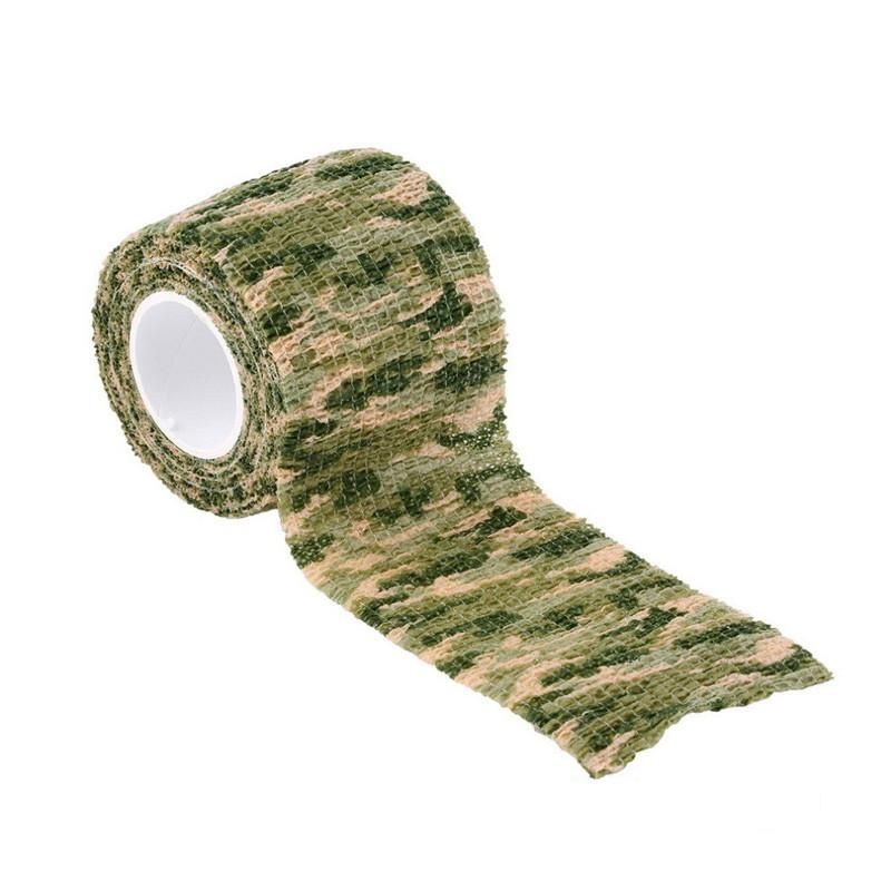 Self-adhesive Non-woven Camouflage Wrap Rifle Gun Hunting Camo Stealth Tape EF Grass Camouflage