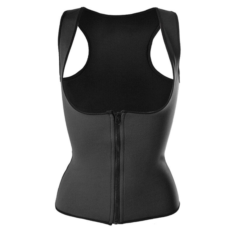 LOOZYKIT2020 Women Vest Neoprene Corset Zippered Workout Sauna Suit Waist Cincher Trainer Hot Shaperwear Body Waist Support Slim