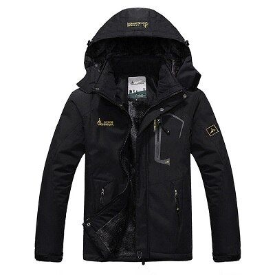 Men's Winter Inner Fleece Waterproof Jacket Outdoor Sport Warm Coat Hiking Camping Skiing Male Jackets VA063