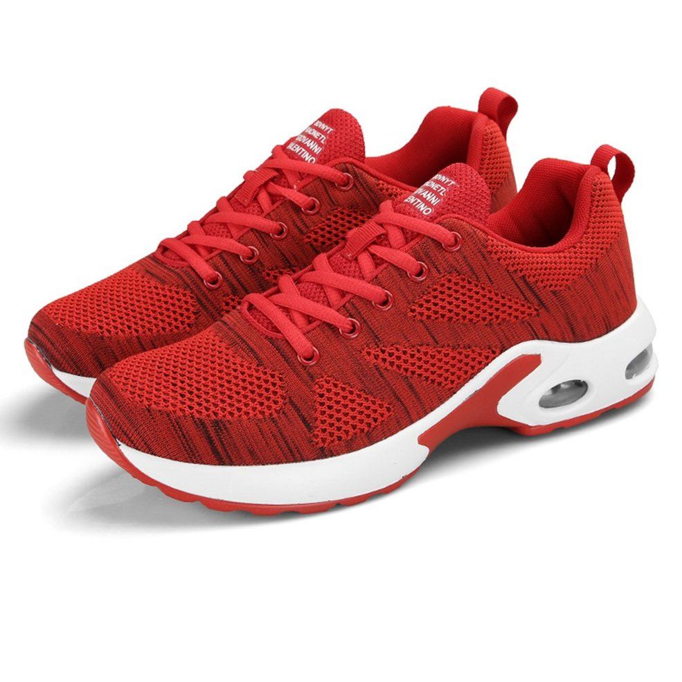 Casual Women Men Couples Outdoor Sport Knitted Air Cushion Sneaker Shoes