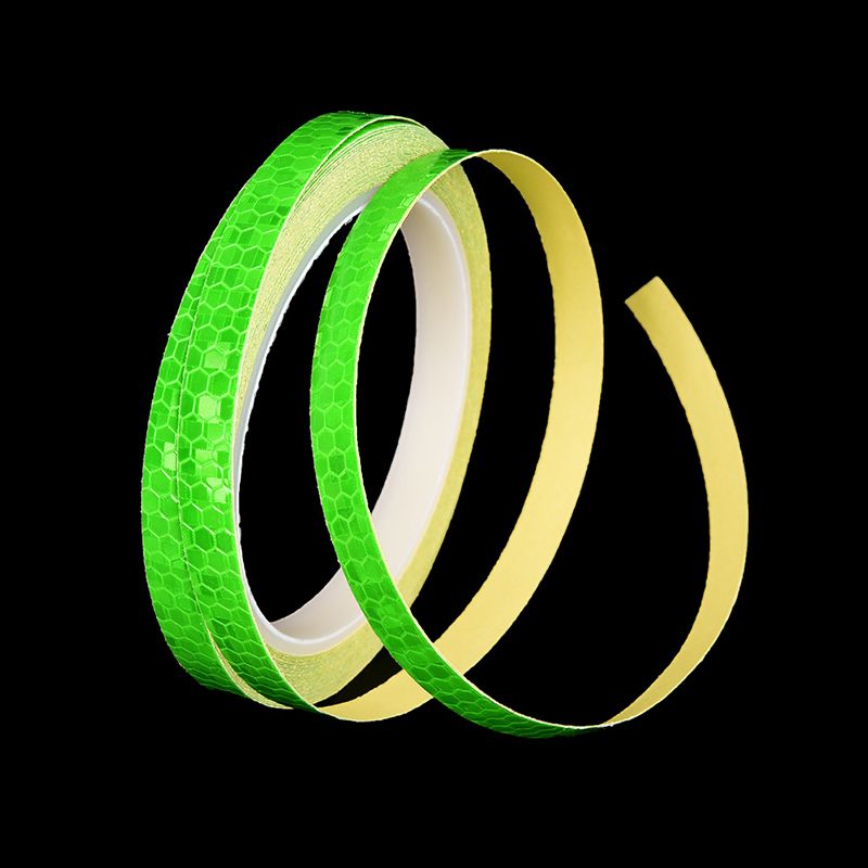Fluorescent MTB Bike Bicycle Cycling Motorcycle Reflective Stickers Strip Tape