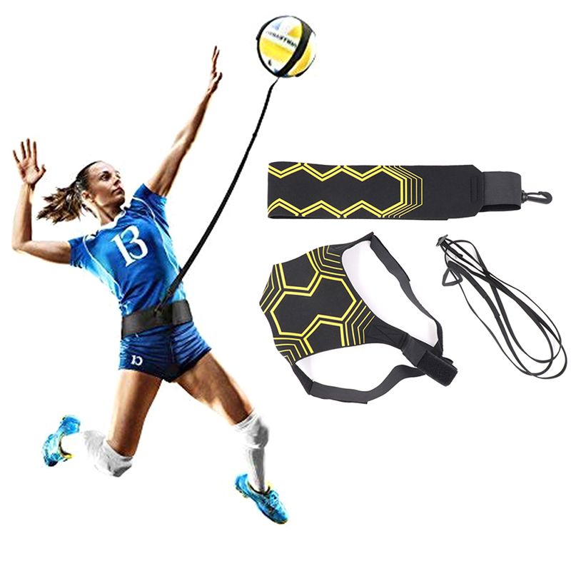Football/Volleyball Training Assist Solo Practice of Serving Tosses Returns Ball