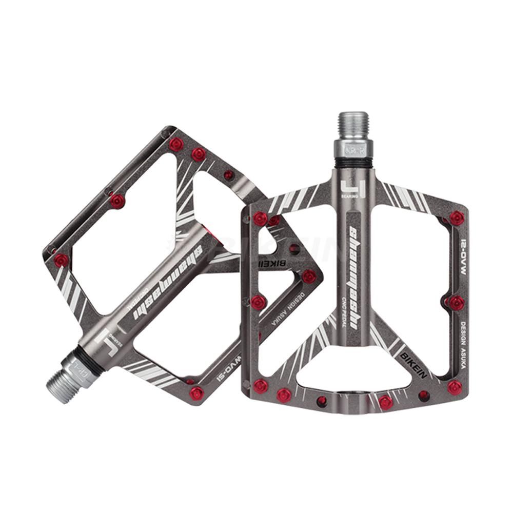2pcs Mountain Bike Anti-skid Foot Pedal Ultralight Bearing Aluminum Alloy Multi-Colors Treadle Accessories of Bicycle