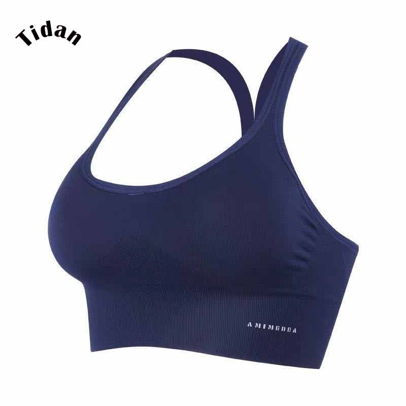 Sports Bra Women Shockproof Running Gather Stereotypes Anti-sagging Fitness Bra Training Cross Beautiful Back Yoga Vest