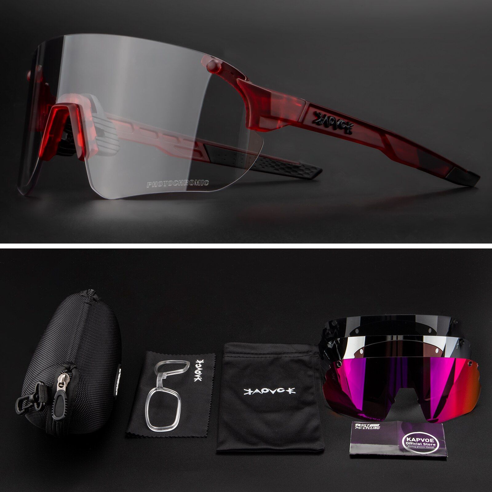 Men Women Sport Cycling Bike Eyewear Bicycle Photochromic Glasses Occhiali Ciclismo Motorcycle Fishing Sunglasses Cycling Glass